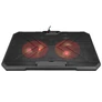 Kép 2/7 - Rampage Notebook Hűtőpad 17"-ig - AD-RC12 GAMEZONE (2*12cm venti, 100rpm, RGB LED) Fekete