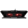 Kép 5/7 - Rampage Notebook Hűtőpad 17"-ig - AD-RC12 GAMEZONE (2*12cm venti, 100rpm, RGB LED) Fekete