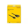 Kép 3/3 - Delock Átalakító Kábel - 85655 (HDMI - DVI (24+1), apa/apa, kétírányú, 3m)