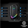 Kép 7/10 - Spirit of Gamer Egér - PRO-M3 RGB (Optikai, 7200DPI, 8 gomb, harisnyázott kábel, fekete) + egérpad