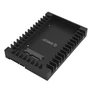 Kép 1/5 - Orico Beépítő keret - 1125SS-V1-BK/34/ (2,5" -> 3,5" SATA3 HDD/SSD, 9,5-12,5mm, Max.: 4TB, fekete)