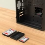 Kép 4/5 - Orico Beépítő keret - 1125SS-V1-BK/34/ (2,5" -> 3,5" SATA3 HDD/SSD, 9,5-12,5mm, Max.: 4TB, fekete)