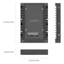 Kép 5/5 - Orico Beépítő keret - 1125SS-V1-BK/34/ (2,5" -> 3,5" SATA3 HDD/SSD, 9,5-12,5mm, Max.: 4TB, fekete)