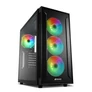 Kép 1/9 - Sharkoon Számítógépház - TG6M RGB (fekete; ATX,mATX; alsó táp; 7x120mm v.; 2xUSB3.0, 2xUSB2.0, I/O)