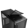 Kép 9/9 - Sharkoon Számítógépház - TG6M RGB (fekete; ATX,mATX; alsó táp; 7x120mm v.; 2xUSB3.0, 2xUSB2.0, I/O)