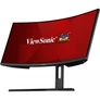 Kép 3/3 - ViewSonic Monitor 34" - VX3418-2KPC (VA, 21:9, 3440x1440, 1ms, 300cd/m2, 144Hz, HDMI, DP, VESA, SPK, fekete, ívelt)
