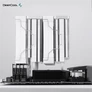 Kép 5/10 - DeepCool CPU Cooler - AK620 WH (28 dB; max, 117,21 m3/h; 4pin csatlakozó, 6 db heatpipe, 2x12cm, PWM)