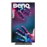 Kép 2/4 - BenQ Monitor 31,5" - PD3205U (IPS, 16:9, 99% sRGB, 3840x2160, 5ms, 350cd/m2, HDMI, DP, USB, Speaker, Pivot, mag.áll.)