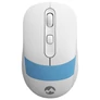 Kép 2/7 - Everest Vezeték nélküli Egér - SM-18 Blue (1600 DPI, 4gomb, optikai, fehér-kék)