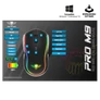 Kép 6/10 - Spirit of Gamer Egér Vezeték nélküli - PRO-M9 (Optikai, 4200DPI, 6 programozható gomb, Max.: 10m, fekete)