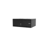 Kép 1/5 - S-Link Rackszekrény - 4U 19" fali kivitel (190x530x400mm, ablakos, Flatpack, Fekete