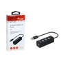 Kép 1/4 - Equip-Life USB Hub - 128955 (4 Port, USB2.0, USB tápellátás, kompakt dizájn, fekete)