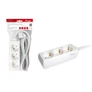 Kép 5/6 - Equip Hálózati Elosztó - 245550 (3 Schuko, Max.: 3500W, 1,5m kábel, fehér)