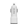Kép 3/6 - S-Link Autós töltő - SL-EC30M (2db USB, 5V/2.4A/3,4A, 17W, Micro usb, 100cm adat+töltőkábel, fehér)