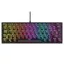 Kép 3/7 - Rampage Billentyűzet - PLOWER K60 Black US (Vezetékes, Mechanikus, Blue switch, angol, fekete, RGB LED)