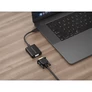 Kép 2/3 - Conceptronic Kábel - ABBY05B (USB-C to VGA, FullHD/60Hz, aluminium, fekete)