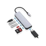 Kép 2/3 - Conceptronic Notebook Dokkoló - DONN02G (USB-C to HDMI+USB-C PD:60W+USB-A+SD/TF, szürke)