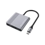 Kép 2/6 - Conceptronic Notebook Dokkoló - DONN13G (USB-C to 2xHDMI+USB-C PD:100W+USB-A, ezüst)