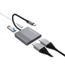 Kép 3/6 - Conceptronic Notebook Dokkoló - DONN13G (USB-C to 2xHDMI+USB-C PD:100W+USB-A, ezüst)