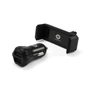 Kép 1/4 - Conceptronic telefon töltő/tartó kit - CUSBCAR2AKIT (Szivargyujtós töltő: 2x USB-A, Telefontartó: 5,5-8,5 cm széles)