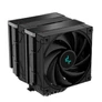 Kép 1/10 - DeepCool CPU Cooler - AK620 ZERO DARK (28 dB; max, 117,21 m3/h; 4pin csatlakozó, 6 db heatpipe, 2x12cm, PWM)