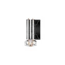 Kép 4/9 - DeepCool CPU Cooler - AG200 (30,5 dB; max, 62,43 m3/h; 4pin csatlakozó, 2 db heatpipe, 9cm, PWM)
