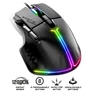 Kép 1/10 - Spirit of Gamer Egér - PRO-M5 RGB (Optikai, 12800DPI, 1000Hz, 8 gomb, harisnyázott kábel, fekete)