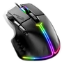 Kép 2/10 - Spirit of Gamer Egér - PRO-M5 RGB (Optikai, 12800DPI, 1000Hz, 8 gomb, harisnyázott kábel, fekete)