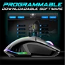 Kép 6/10 - Spirit of Gamer Egér - PRO-M5 RGB (Optikai, 12800DPI, 1000Hz, 8 gomb, harisnyázott kábel, fekete)