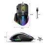 Kép 8/10 - Spirit of Gamer Egér - PRO-M5 RGB (Optikai, 12800DPI, 1000Hz, 8 gomb, harisnyázott kábel, fekete)