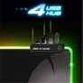 Kép 5/10 - Spirit of Gamer Egérpad - Darkskull RGB Mouse Pad XXXL (RGB háttérvilágítás, USB Hub, 900 x 400 x 4mm; fekete)