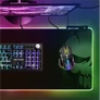 Kép 9/10 - Spirit of Gamer Egérpad - Darkskull RGB Mouse Pad XXXL (RGB háttérvilágítás, USB Hub, 900 x 400 x 4mm; fekete)