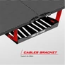 Kép 10/10 - Spirit of Gamer Gamer Asztal - Headquarter 600 L (MDF lap, fém lábak, fekete, RGB LED háttérvilágítás, 140 x 60 x 75cm)