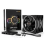 Kép 6/6 - Be Quiet! Cooler 14cm - LIGHT WINGS 140mm PWM Triple-Pack (RGB, 1500rpm, 23,3dB, fekete)