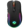 Kép 2/5 - Everest Vezeték nélküli Egér - SM-W75 -X-RAPID (1600 DPI, 6 gomb, optikai, fekete, RGB LED)