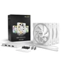 Kép 6/7 - Be Quiet! Cooler 12cm - LIGHT WINGS WHITE 120mm PWM Triple Pack (RGB, 1700rpm, 20,6dB, fehér)