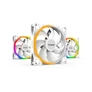 Kép 1/7 - Be Quiet! Cooler 14cm - LIGHT WINGS WHITE 140mm PWM Triple Pack (RGB, 1700rpm, 20,6dB, fehér)