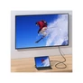 Kép 7/8 - Equip Kábel - 133422 (USB-C to DisplayPort, apa/apa, 8K/60Hz, aluminium burkolat, 2m)