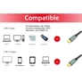 Kép 7/8 - Equip Kábel - 128354 (USB-C 3.2 Gen2 to USB-C, apa/apa, PD:100W, fekete, 1m)