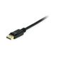 Kép 2/4 - Equip Kábel - 119255 (DisplayPort1.4 kábel, 8K/60Hz, apa/apa, fekete, 5m)