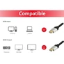 Kép 3/4 - Equip Kábel - 119340 (HDMI2.0 kábel, apa/apa, 4K/60Hz, ARC, aranyozott, 5m)