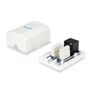 Kép 4/6 - Equip Fali aljzat - 235113 (1 port, Cat5e, UTP, fehér)