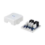 Kép 4/6 - Equip Fali aljzat - 235114 (2 port, Cat5e, UTP, fehér)