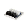 Kép 5/6 - Equip Fali aljzat - 235114 (2 port, Cat5e, UTP, fehér)