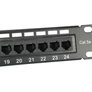 Kép 7/7 - Equip Patch panel - 235325 (24 port, Cat5e, 1U, árnyékolatlan, fekete)