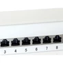 Kép 5/6 - Equip Asztali patch panel - 227362 (12 port, Cat6, árnyékolt, szürke)
