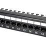 Kép 4/7 - Equip Patch panel - 135425 (24 port, Cat6, árnyékolatlan, fekete)