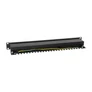Kép 2/6 - Equip Patch panel - 326425 (24 port, Cat6, 1U, árnyékolt, fekete)