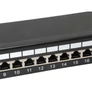 Kép 5/6 - Equip Patch panel - 326425 (24 port, Cat6, 1U, árnyékolt, fekete)