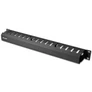 Kép 1/6 - Equip Rackszekrény kiegészítő - 327313 (Kábel rendező panel, fekete)